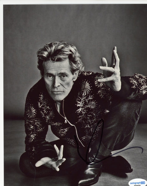 Willem Dafoe Spider-Man Signed Autograph 8x10 photo ACOA - Outlaw Hobbies Authentic Autographs
