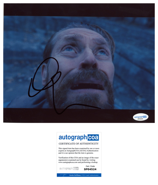 Willem Dafoe At Eternity's Gate Signed Autograph 8x10 photo ACOA - Outlaw Hobbies Authentic Autographs