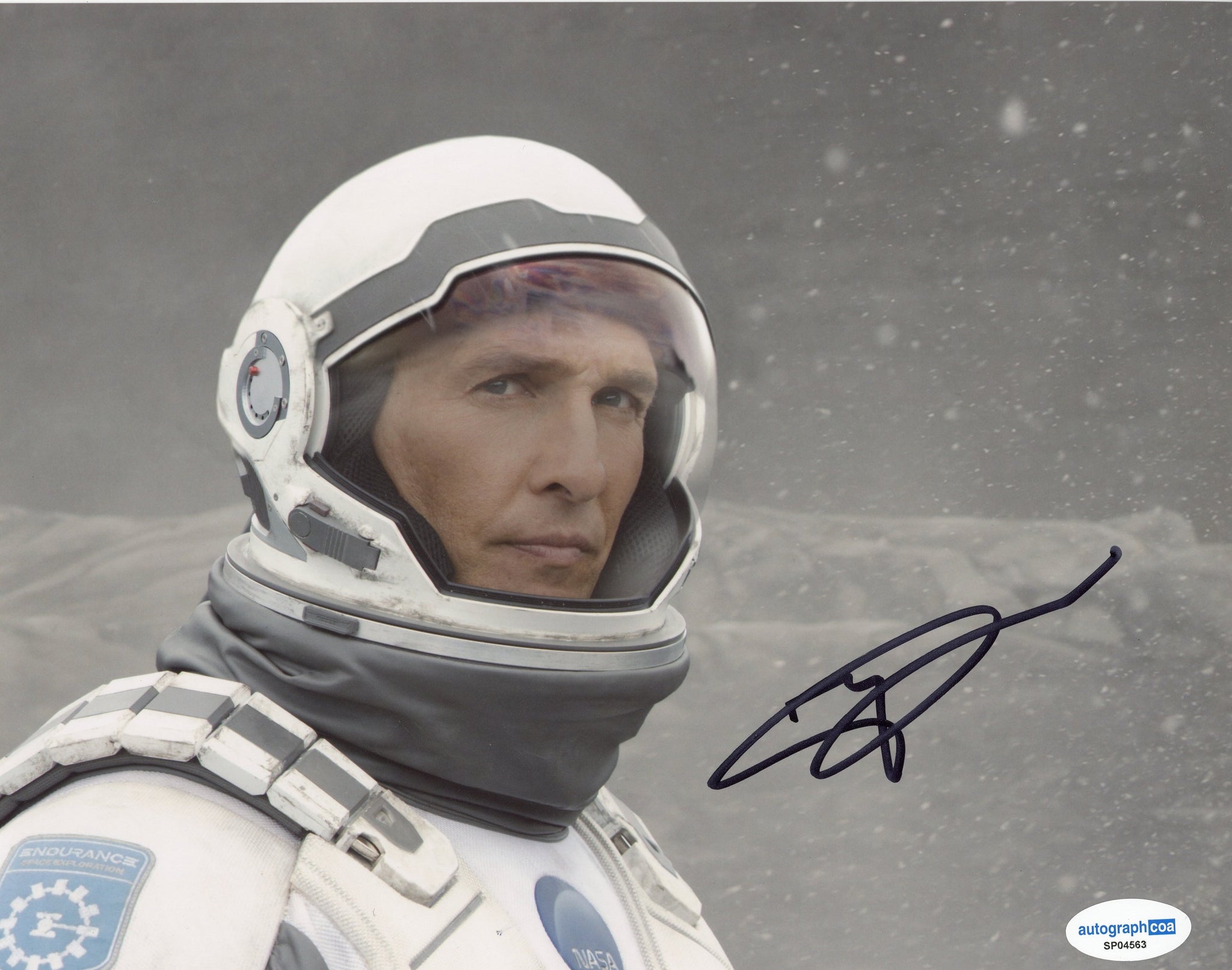 Matthew McConaughey Interstellar Signed Autograph 8x10 Photo ACOA