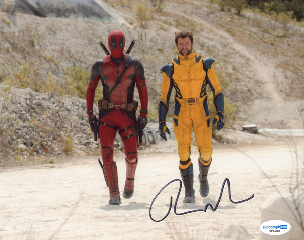Ryan Reynolds Deadpool Signed Autograph 8x10 Photo ACOA