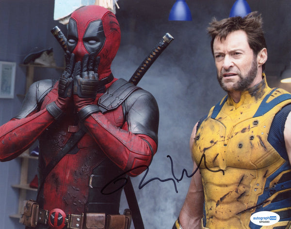 Ryan Reynolds Deadpool Signed Autograph 8x10 Photo ACOA