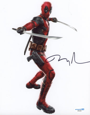 Ryan Reynolds Deadpool Signed Autograph 8x10 Photo ACOA