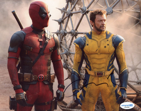 Ryan Reynolds Deadpool Signed Autograph 8x10 Photo ACOA