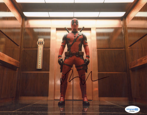 Ryan Reynolds Deadpool Signed Autograph 8x10 Photo ACOA