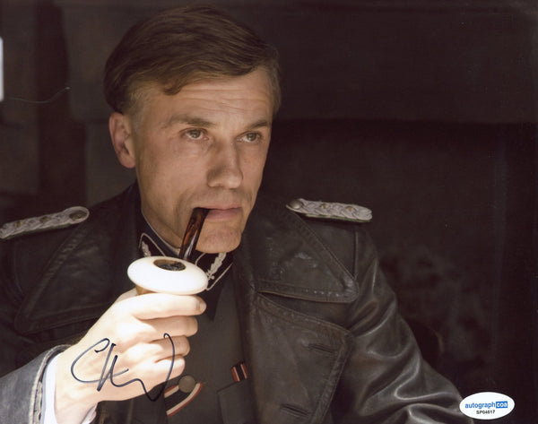 Christoph Waltz Inglorious Basterds Signed Autograph 8x10 Photo ACOA