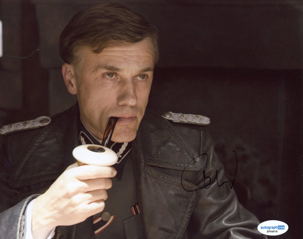 Christoph Waltz Inglorious Basterds Signed Autograph 8x10 Photo ACOA