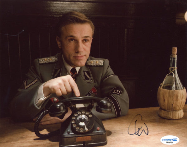 Christoph Waltz Inglorious Basterds Signed Autograph 8x10 Photo ACOA