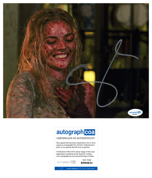 Samara Weaving Ready or Not Signed Autograph 8x10 Photo ACOA