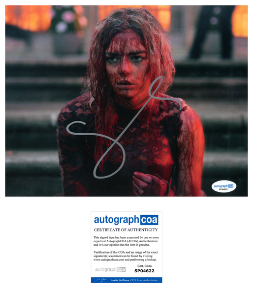 Samara Weaving Ready or Not Signed Autograph 8x10 Photo ACOA