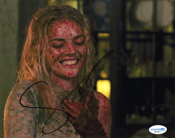 Samara Weaving Ready or Not Signed Autograph 8x10 Photo ACOA