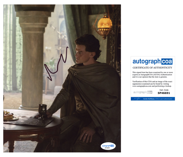 Robert Aramayo Rings of Power Signed Autograph 8x10 Photo ACOA