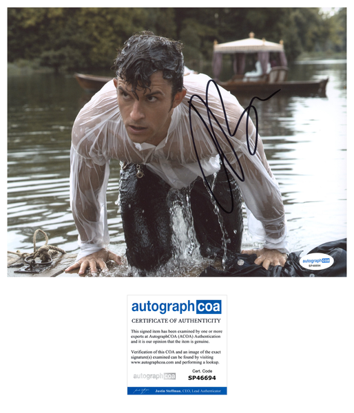 Jonathan Bailey Bridgerton Signed Autograph 8x10 Photo ACOA
