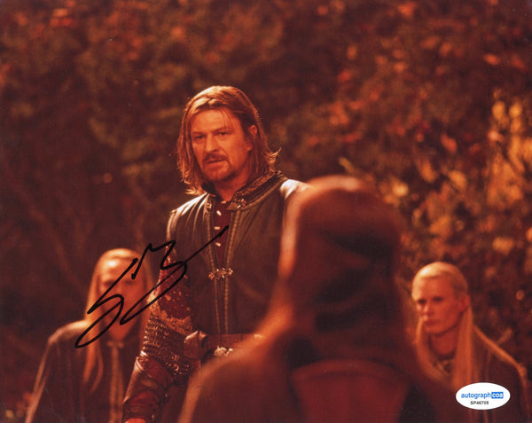 Sean Bean Lord of the Rings Signed Autograph 8x10 Photo ACOA