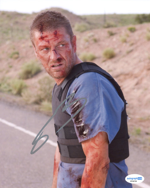 Sean Bean Hitcher Signed Autograph 8x10 Photo ACOA