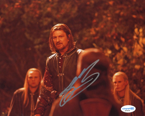Sean Bean Lord of the Rings Signed Autograph 8x10 Photo ACOA