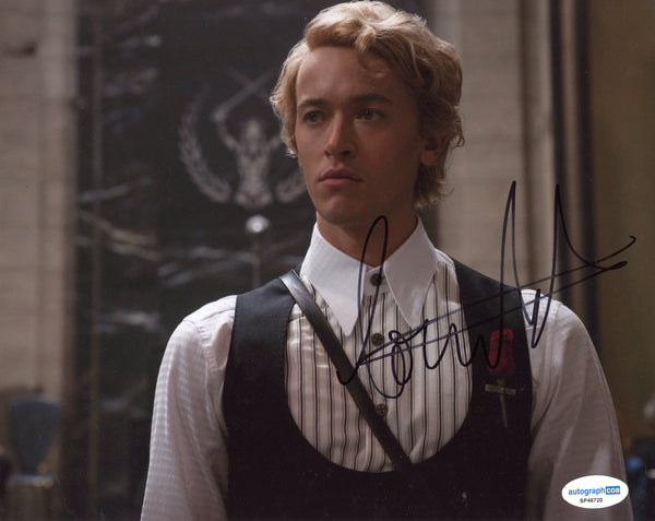 Tom Blyth Hunger Games Signed Autograph 8x10 Photo ACOA