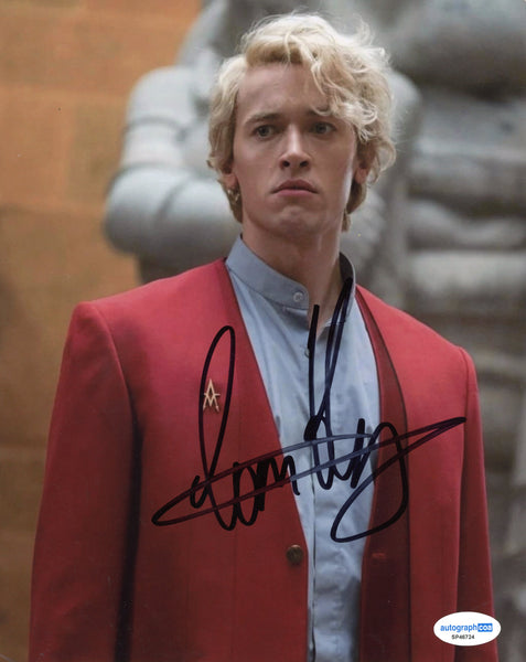 Tom Blyth Hunger Games Signed Autograph 8x10 Photo ACOA