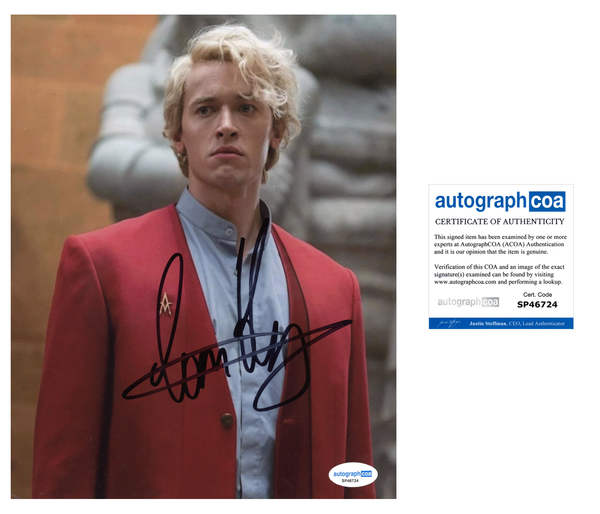 Tom Blyth Hunger Games Signed Autograph 8x10 Photo ACOA