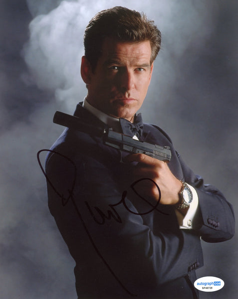 Pierce Brosnan Bond Signed Autograph 8x10 Photo ACOA