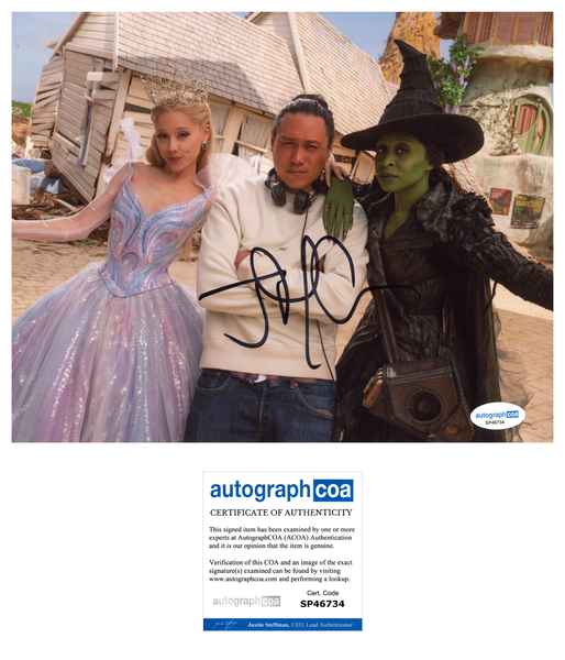 Jon Chu Wicked Signed Autograph 8x10 Photo ACOA