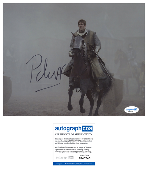 Peter Claffey Knight of Seven Kingdoms Signed Autograph 8x10 Photo ACOA