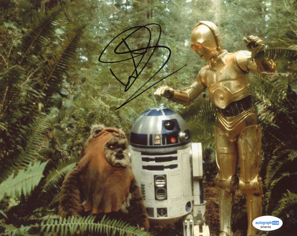 Warwick Davis Star Wars Signed Autograph 8x10 Photo ACOA