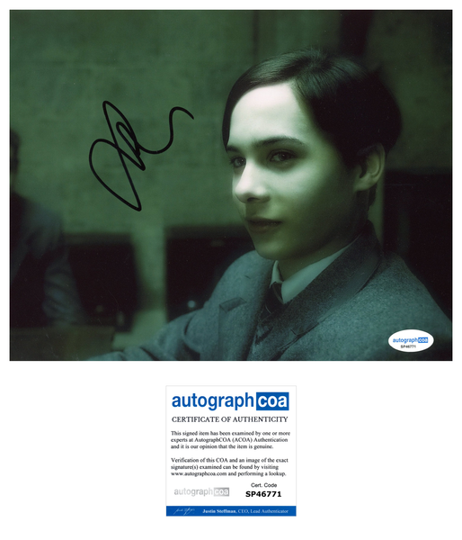 Frank Dillane Harry Potter Signed Autograph 8x10 Photo ACOA