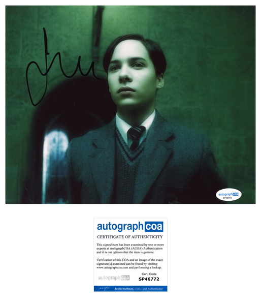 Frank Dillane Harry Potter Signed Autograph 8x10 Photo ACOA