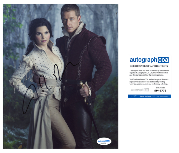 Josh Dallas Once Upon A Time Signed Autograph 8x10 Photo ACOA