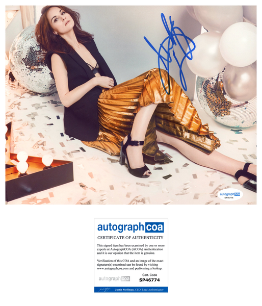 Michelle Dockery Sexy Signed Autograph 8x10 photo ACOA