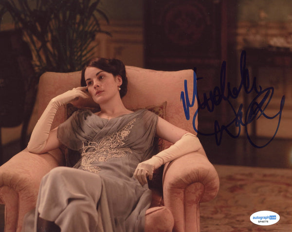Michelle Dockery Downton Abbey Signed Autograph 8x10 photo ACOA