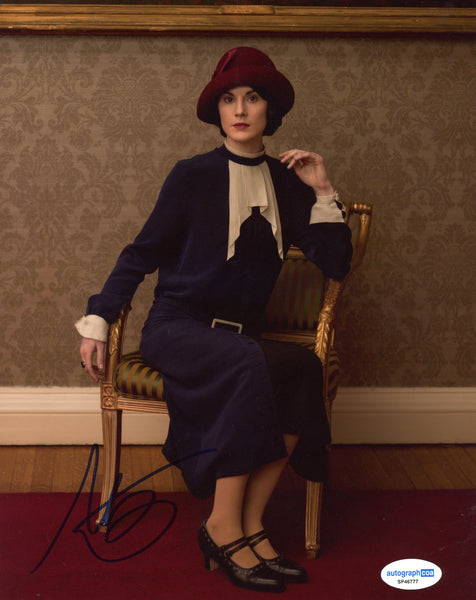 Michelle Dockery Downton Abbey Signed Autograph 8x10 photo ACOA