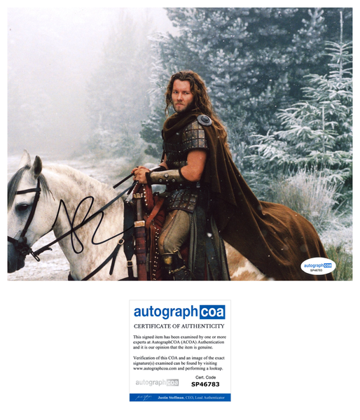 Joel Edgerton King Arthur Signed Autograph 8x10 Photo ACOA