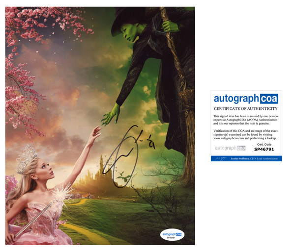 Cynthia Erivo Wicked Signed Autograph 8x10 Photo ACOA