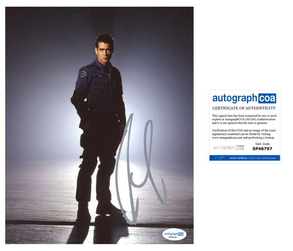 Colin Farrell SWAT Signed Autograph 8x10 Photo ACOA