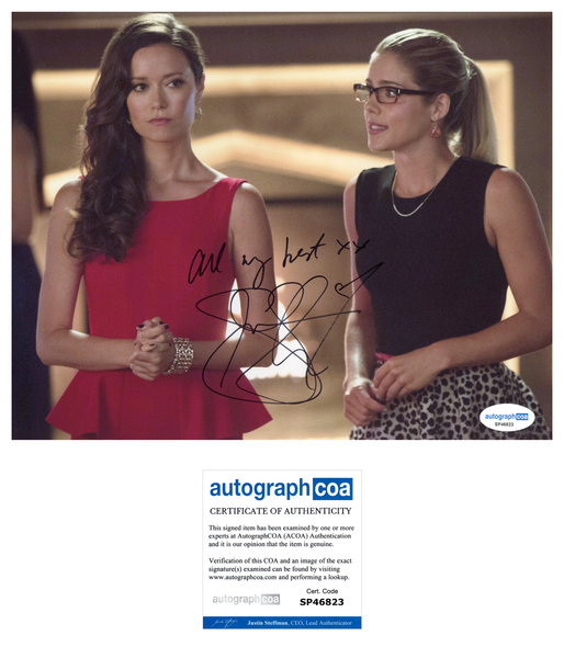 Summer Glau Arrow Signed Autograph 8x10 Photo ACOA