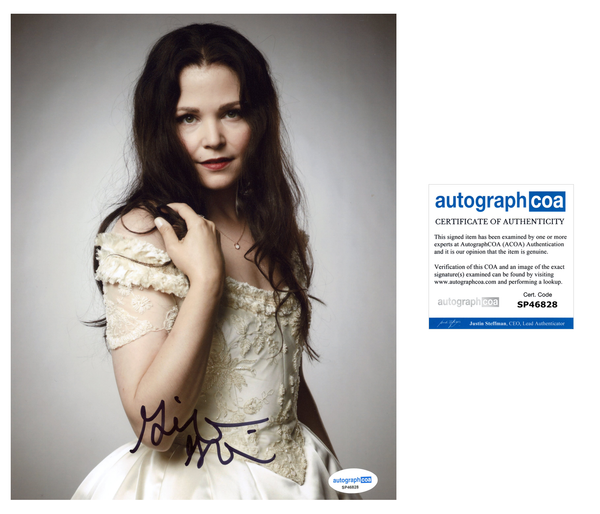 Ginnifer Goodwin Once Upon A Time Signed Autograph 8x10 Photo ACOA