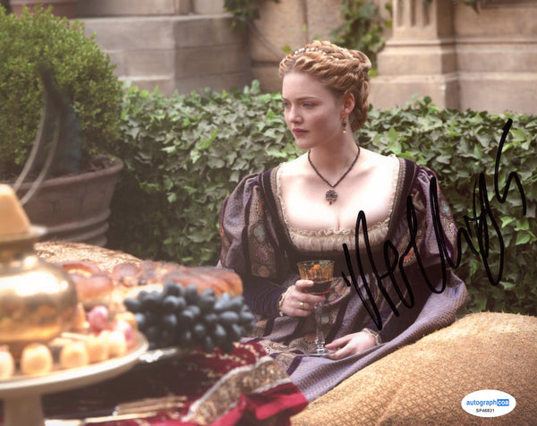 Holliday Grainger Borgias Signed Autograph 8x10 Photo ACOA