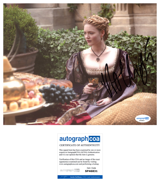 Holliday Grainger Borgias Signed Autograph 8x10 Photo ACOA