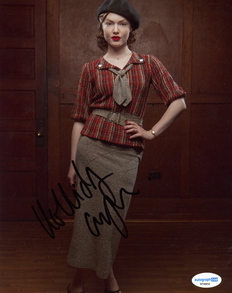 Holliday Grainger Bonnie Signed Autograph 8x10 Photo ACOA