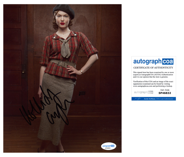 Holliday Grainger Bonnie Signed Autograph 8x10 Photo ACOA