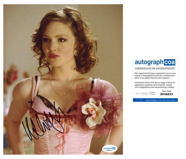 Holliday Grainger Sexy Signed Autograph 8x10 Photo ACOA