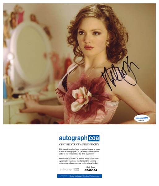 Holliday Grainger Sexy Signed Autograph 8x10 Photo ACOA