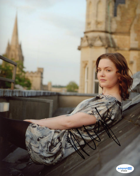 Holliday Grainger Sexy Signed Autograph 8x10 Photo ACOA