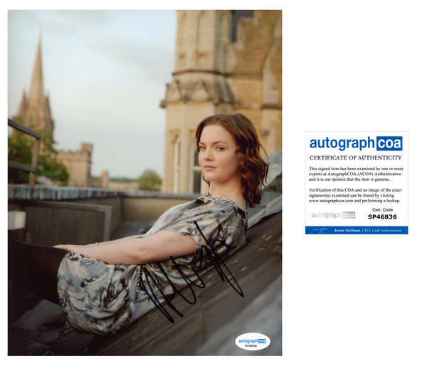 Holliday Grainger Sexy Signed Autograph 8x10 Photo ACOA