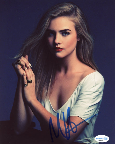 Maddie Hasson Sexy Signed Autograph 8x10 photo ACOA