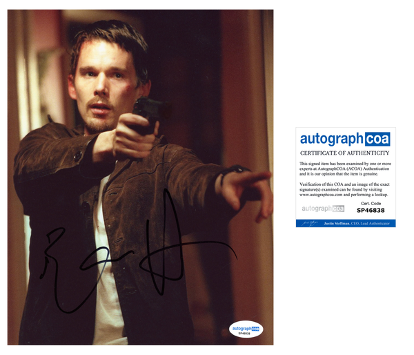 Ethan Hawke Training Day Signed Autograph 8x10 Photo ACOA