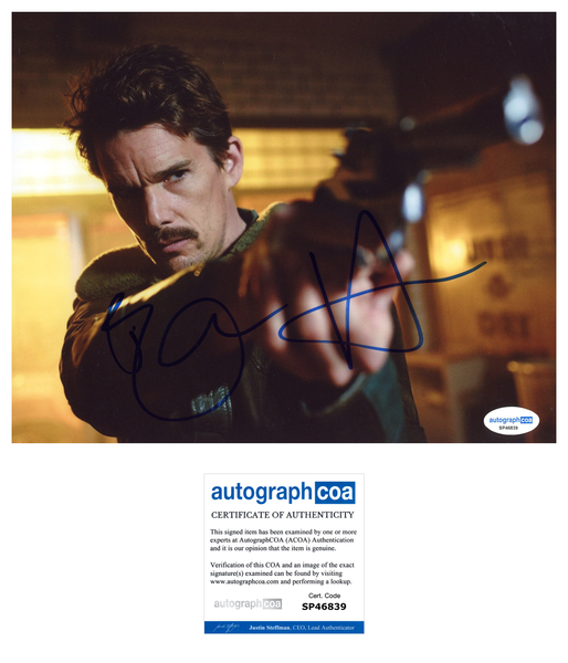 Ethan Hawke Training Day Signed Autograph 8x10 Photo ACOA