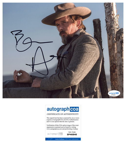 Ethan Hawke Magnificent Seven Signed Autograph 8x10 Photo ACOA