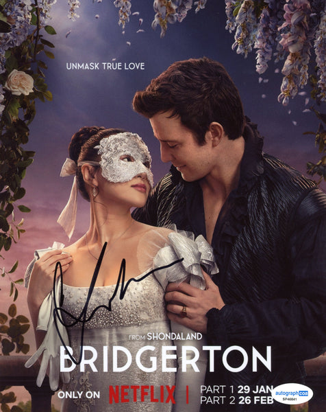 Yerin Ha Bridgerton Signed Autograph 8x10 Photo ACOA